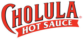 Cholula Hot Sauce logo in red and white