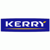 Kerry logo in white writing with a blue background