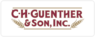 C.H. Guenther & Son, Inc logo in red writing