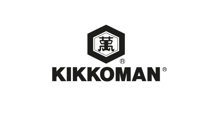 Kikkoman logo in black writing